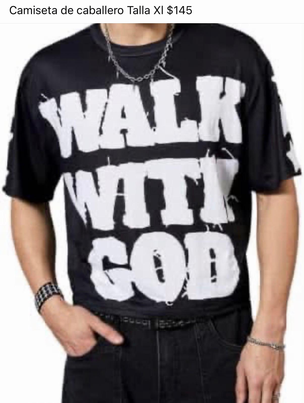 010 | "Walk With God" Graphic T-Shirt | Size XL