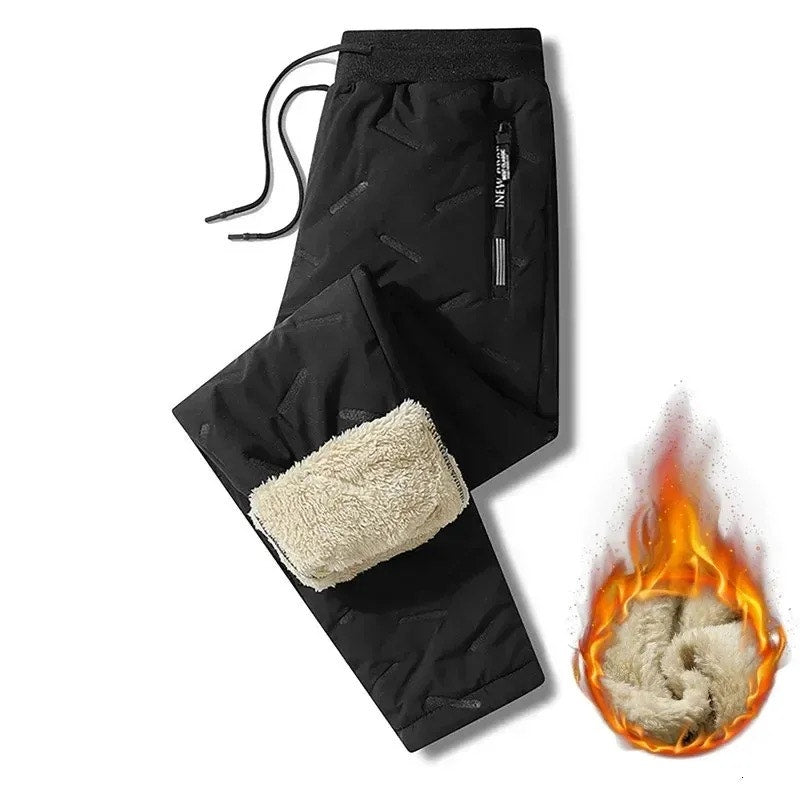 036 | Winter Sweatwear Men Plush Thick Fleece Sweatpant | Size 2XL