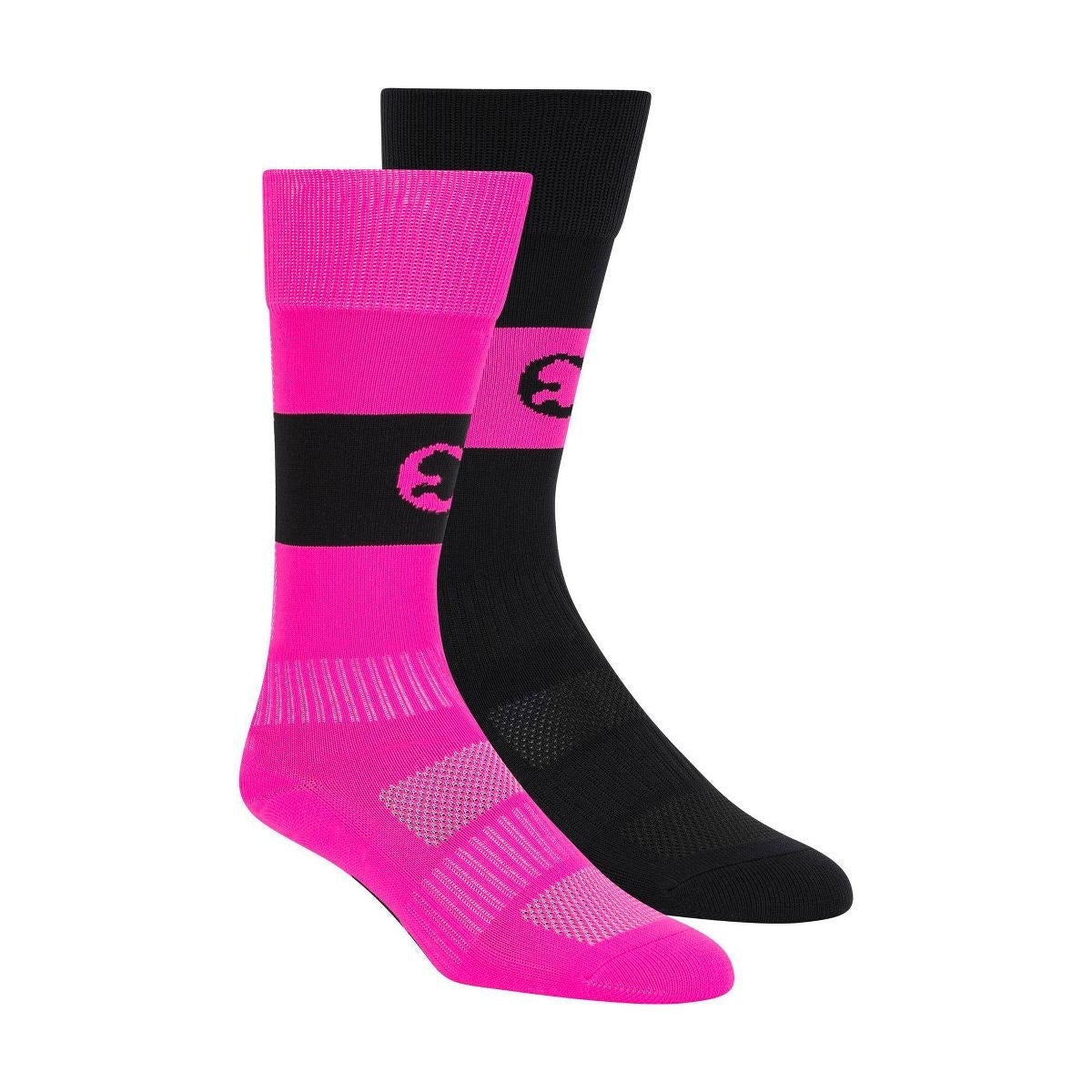 ProCat by Puma youth Over the Knee Athletic Socks - Pink/Black - 2 Pairs