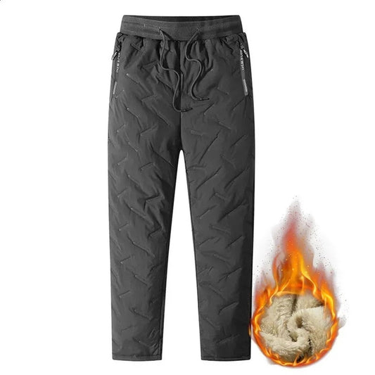 036 | Winter Sweatwear Men Plush Thick Fleece Sweatpant | Size 2XL