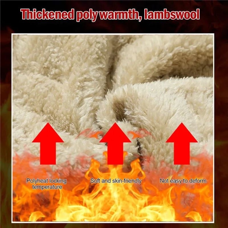 036 | Winter Sweatwear Men Plush Thick Fleece Sweatpant | Size 2XL